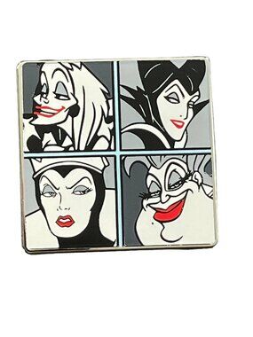 Maleficent Ursula Villains Lapel Pin Cruella Evil Queen Brooch Pin Jewelry Badge